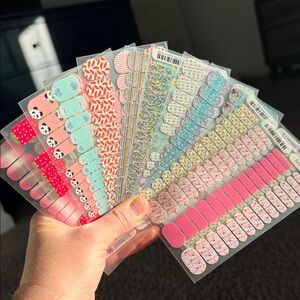 Kids Jamberry nail stickers lot